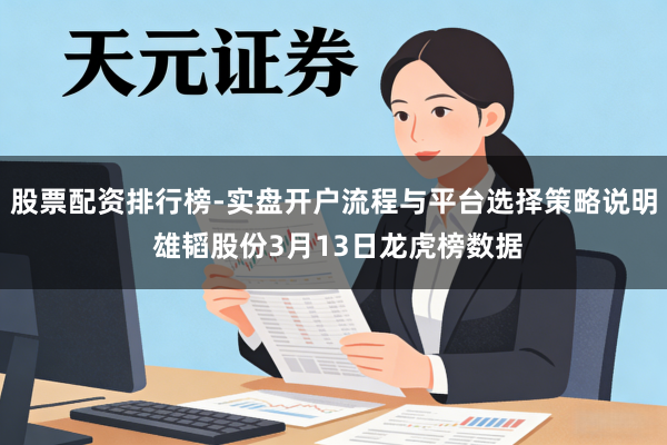 股票配资排行榜-实盘开户流程与平台选择策略说明 雄韬股份3月13日龙虎榜数据